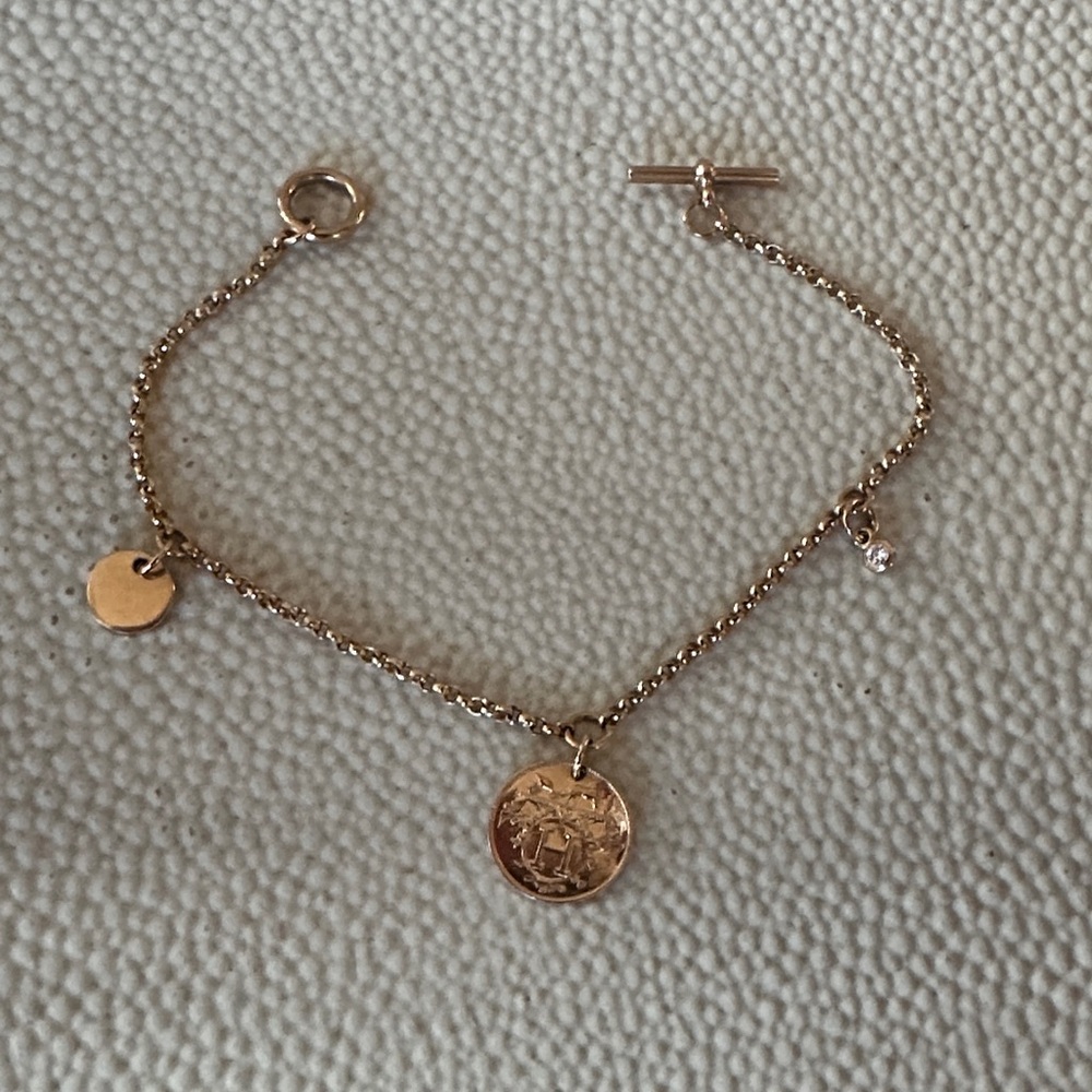 Hermes rose gold bracelet